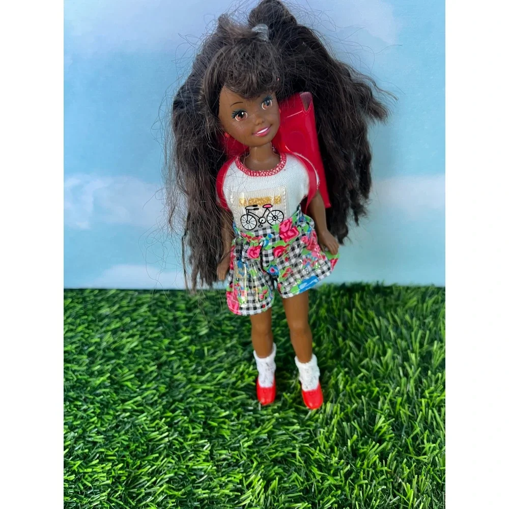 Vintage Mattel 1994 Polly Pocket Stacie School Outfit Red Backpack